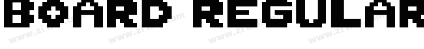 board regular字体转换